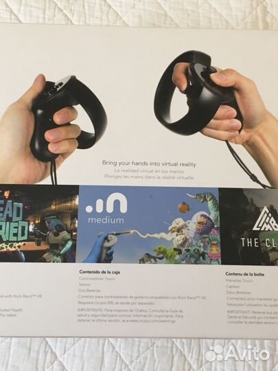 Контроллер oculus rift touch