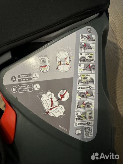 Детское автокресло 9 до 36 кг Britax Romer isofix