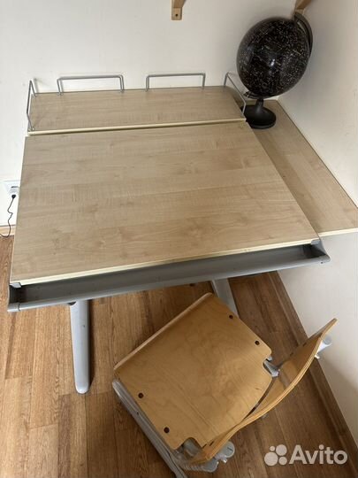 Растущая парта и стул Деми