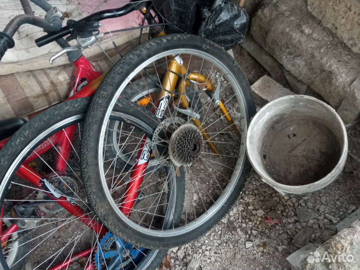 Рама велосипеда и калеса