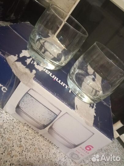 Набор стаканов стеклянных 6шт