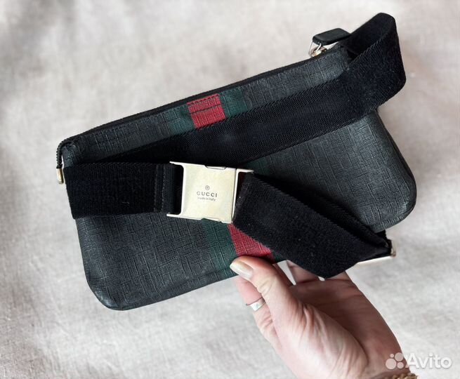 Поясная сумка Gucci оригинал винтаж
