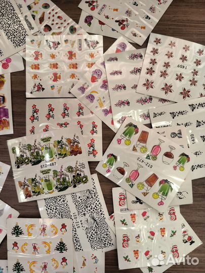 Наклейки для ногтей новые