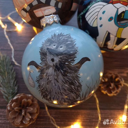 Елочные шары ручной работы