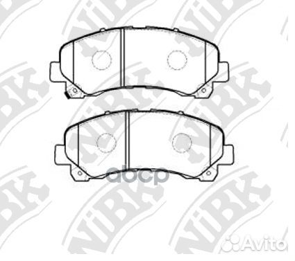 Колодки тормозные дисковые CH trailblazer 2.8 2