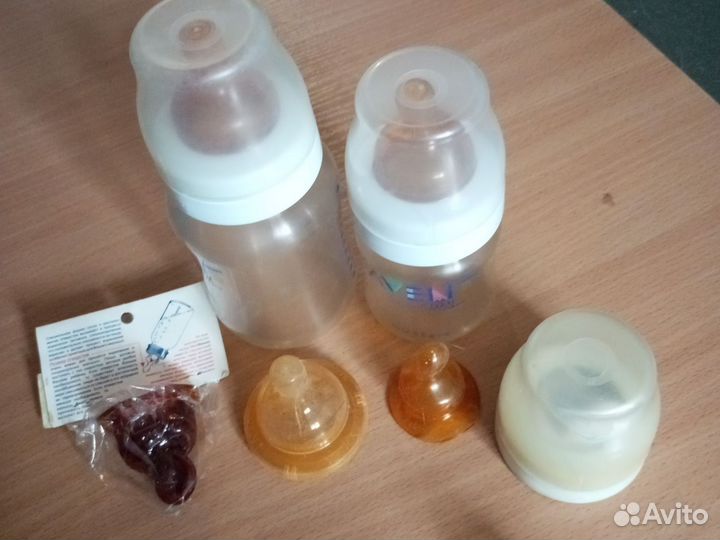 Бутылочки для кормления avent
