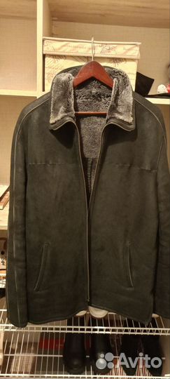 Дубленка замшевая натуральная мужская