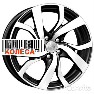 Кик Палермо 6x15 5x100 ET43 Dia57.1 алмаз черный