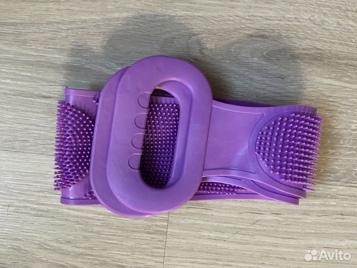 Новая массажная силиконовая мочалка для тела