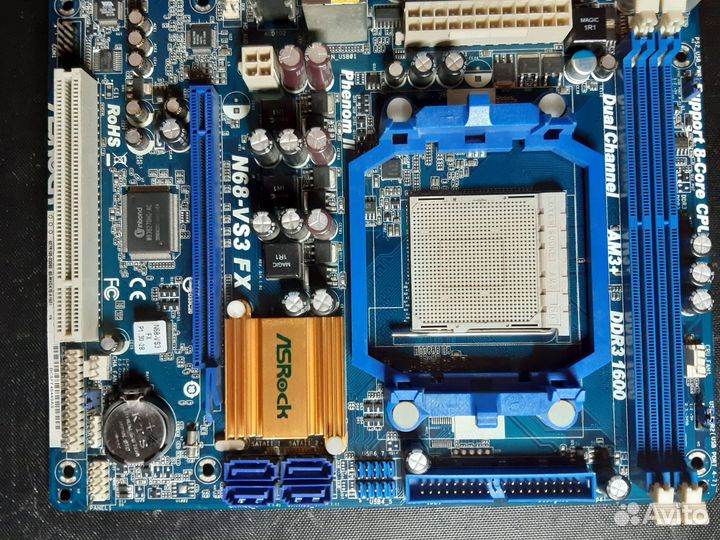 Материнская плата AM3+ ASRock N68-VS3 FX