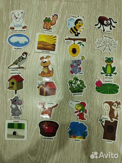 Детский набор магнитов на холодильник