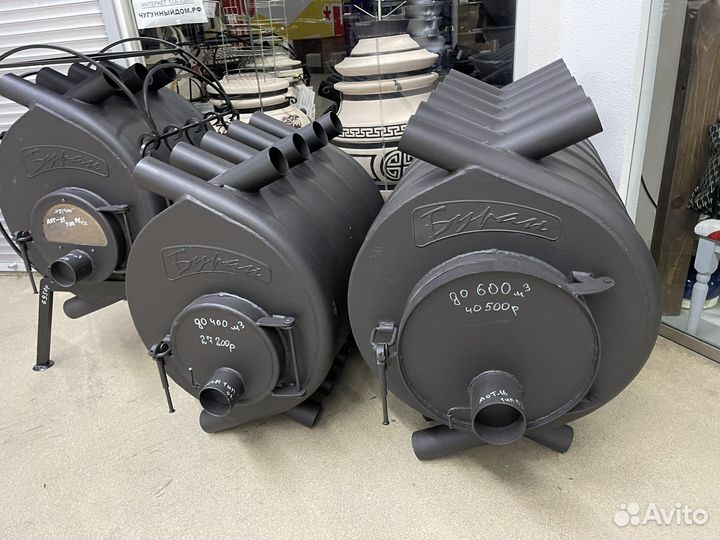 Печь отопительная на 600м3