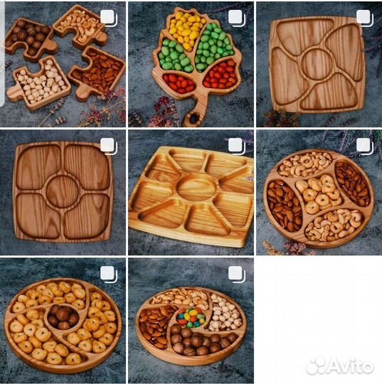 Менажницы из дуба (ясеня)