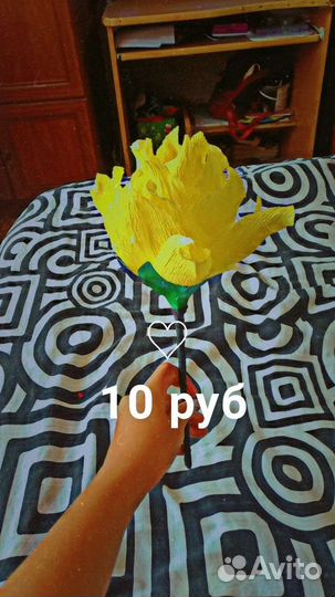 Цветочки из гофры