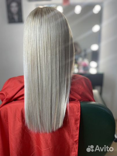 Кератиновое выпрямление