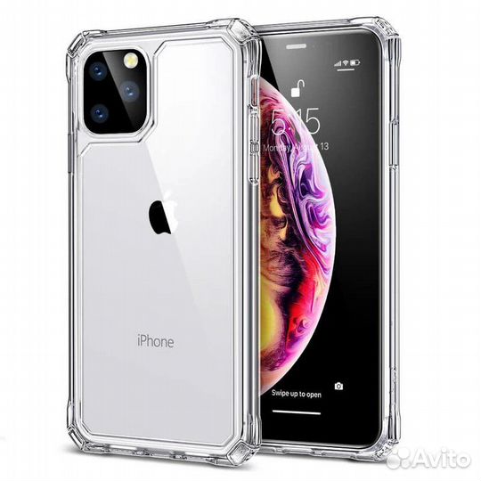 Чехол Apple iPhone 11 Pro Max силикон (прозрачный)