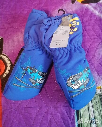 Варежки краги зимние на 4-6лет