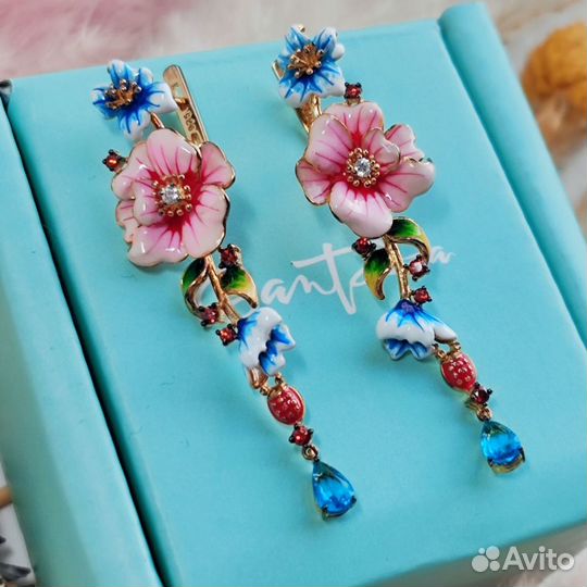 Серебряные серьги