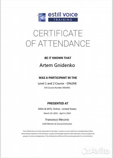 Преподаватель по эстрадному вокалу