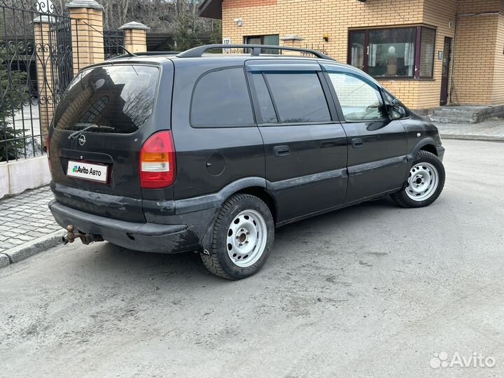 Opel Zafira 1.8 МТ, 1999, 283 000 км