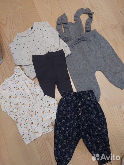 Пакет вещей kiabi на девочку 6-9 мес