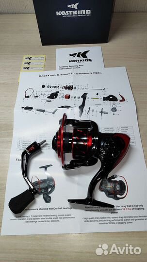 Рыболовная катушка KastKing Sharky 3 10+1