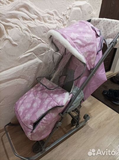 Коляска санки