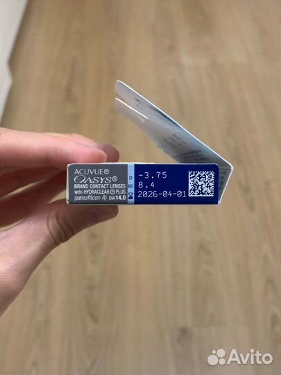 Контакные линзы acuvue oasys