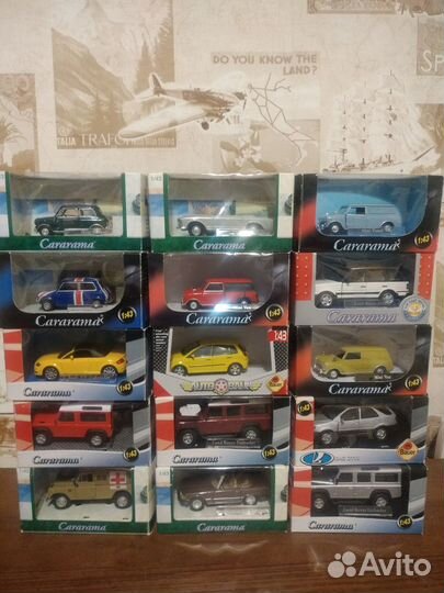 Машинки Cararama, Welly, Kinsmart