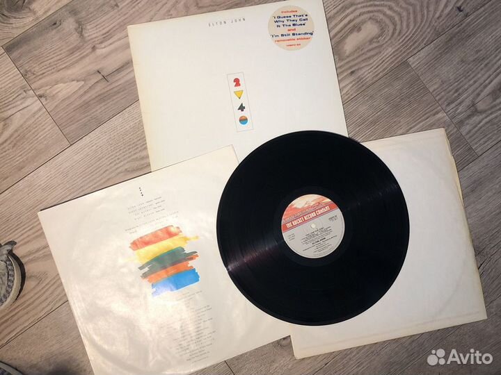 Elton John Too Low For Zero lp, UK