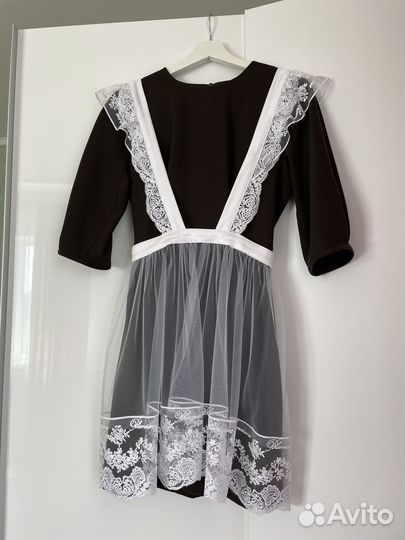 Школьная форма на последний звонок с фартуком