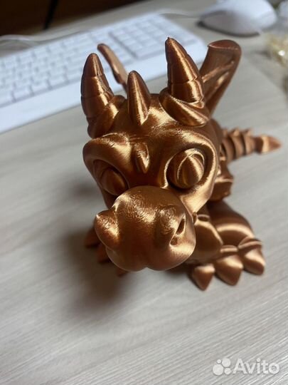 Дракоша на 3d принтере