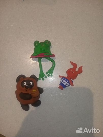Винни Пух Пятачок лягушка балерина магнит