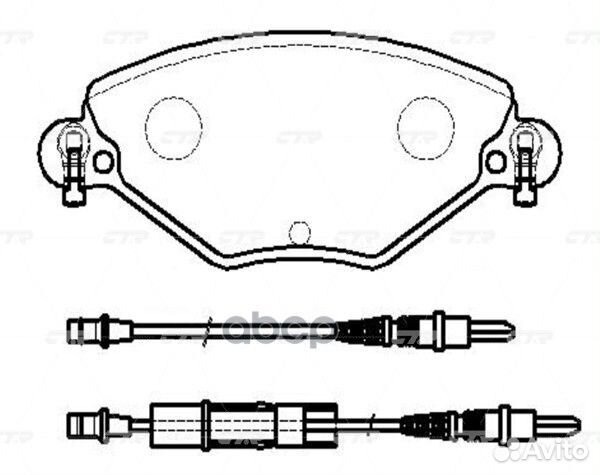 GK0899 колодки дисковые передние Citroen C5 2
