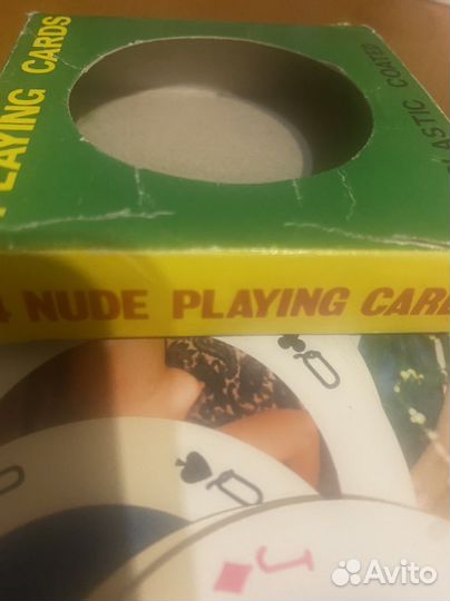 Игральные карты ню, очень редкая колода