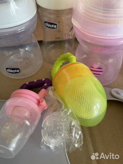 Бутылочки для кормления chicco