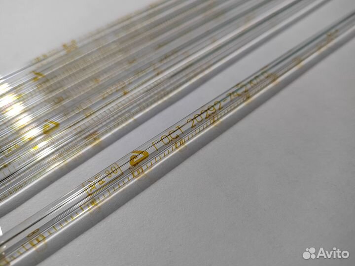 Пипетки стеклянные, объем 1 мл, разные госты