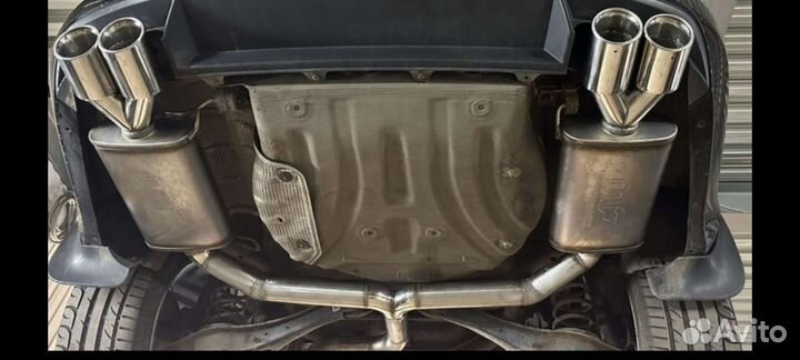 Раздвоенный выхлоп на автомобиль