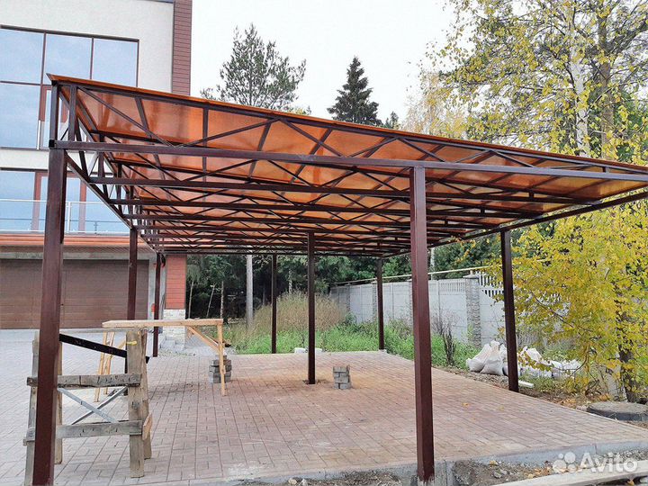 Навес хайтек