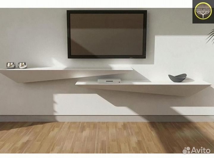 Полка парящая из маccива cоcны