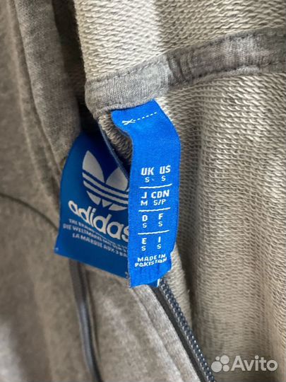 Винтажное зип худи adidas