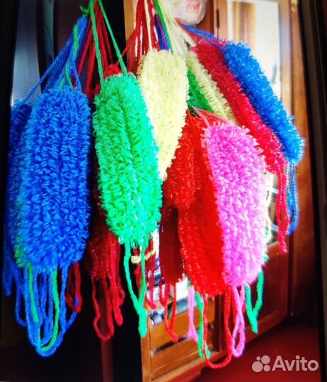 Мочалка ручной работы