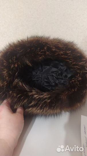 Шапка женская из песца