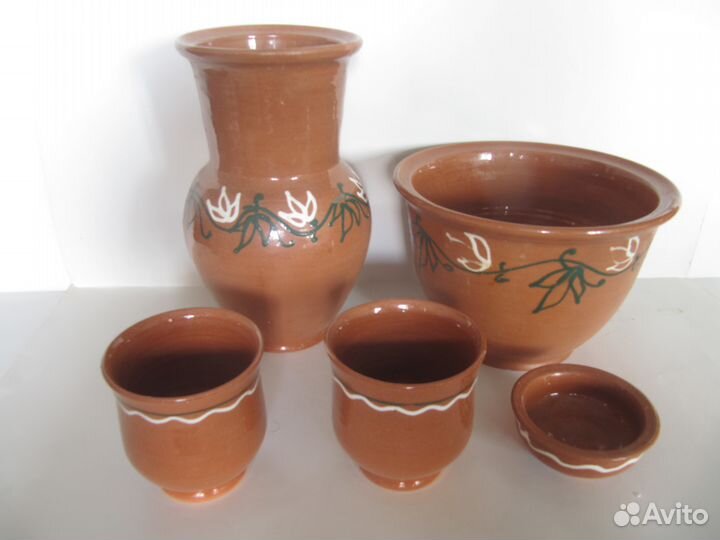 Ваза синего стекла и другой советский винтаж