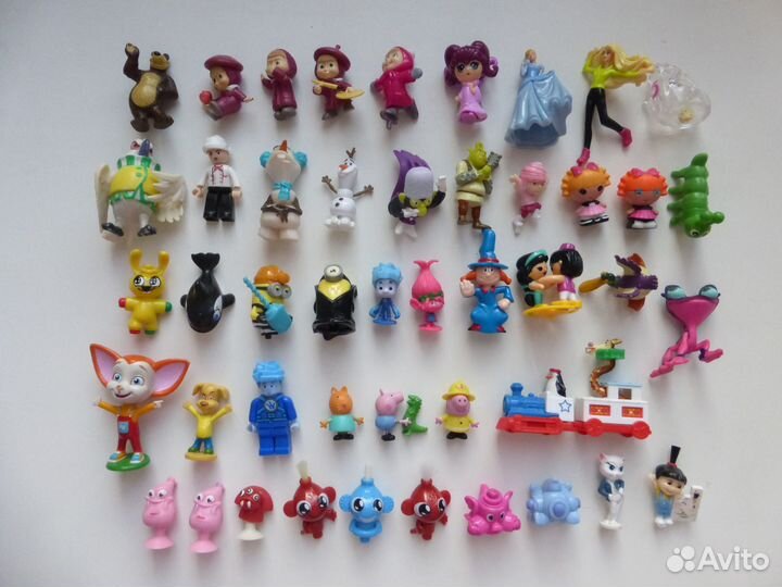 Игрушки для девочки из киндера, журналов и др