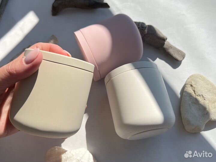 Стакан с крышкой гипс