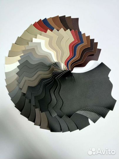 Экокожа на микрофибре черная Дакота