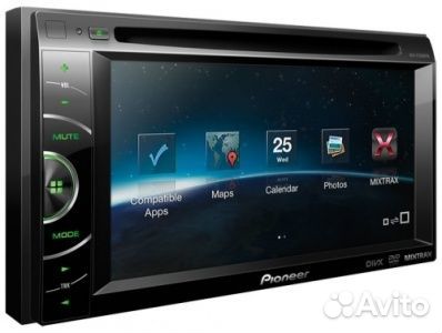 Магнитола 2din Pioneer avh-x1500dvd