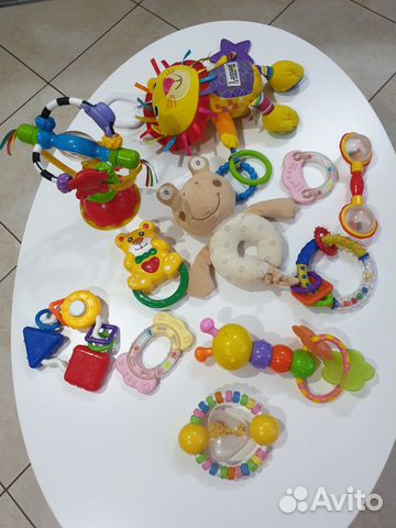 Игрушки погремушки пакетом