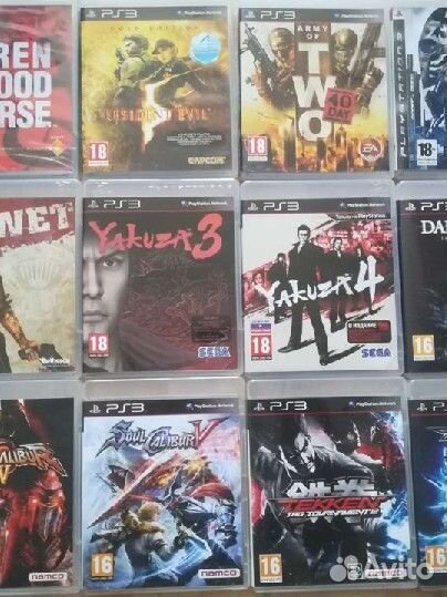 Диски лицензия б/у ps3 playstation3 цены разные